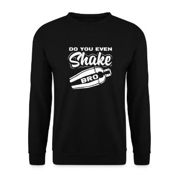 Lustiger Barkeeper Spruch Barkeeper Geschenk - Unisex Pullover - Schwarz - Vorne - Alina (178cm) & Michal (187cm)
