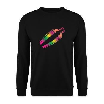 Barman drôle disant cadeau de barman - Sweat-shirt Unisexe - noir - Devant - Alina (178cm) & Michal (187cm)