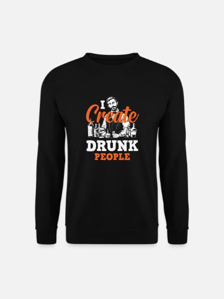 Funny Bartender Saying Bartender Gift - Unisex Sweatshirt - black