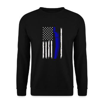 Funny Bartender Saying Bartender Gift - Unisex Sweatshirt - black - Front - Alina (178cm) & Michal (187cm)