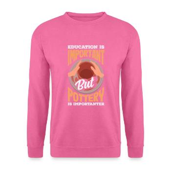 Lustiges Töpfer Töpfern Geschenk Geschenkidee - Unisex Pullover - Pink - Vorne
