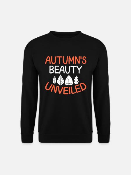 Blattpeeper Feuillage d’automne Peeper d’automne - Sweat-shirt Unisexe - noir