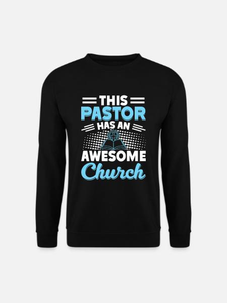 Priester Pfarrer Geschenk für Christen - Unisex Pullover - Schwarz