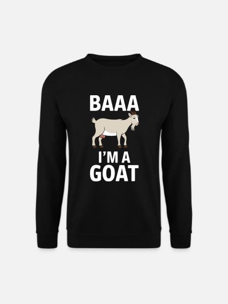 Baa I'm a goat - Unisex Sweatshirt - black