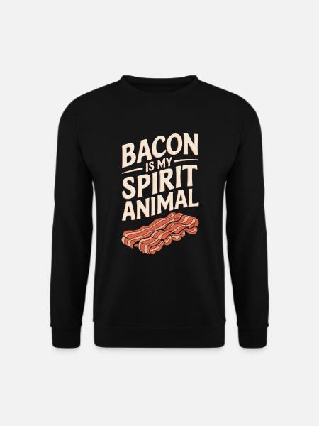 Speck Ist Mein Geisttier - Unisex Pullover - Schwarz