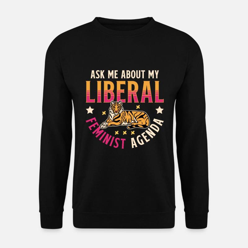 Selon mon programme féministe libéral - Sweat-shirt Unisexe - noir