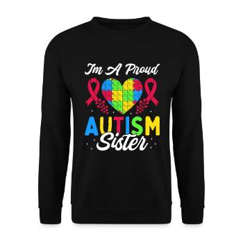 Time for my baptism First Communion - Unisex Sweatshirt - black - Front - Alina (178cm) & Michal (187cm)