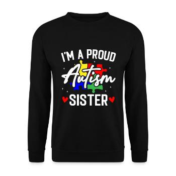 Time for my baptism First Communion - Unisex Sweatshirt - black - Front - Alina (178cm) & Michal (187cm)
