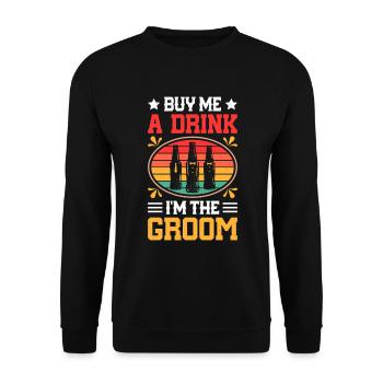 Junggesellenpartys Biertrinken Biertrinker Party - Unisex Pullover - Schwarz - Vorne - Alina (178cm) & Michal (187cm)