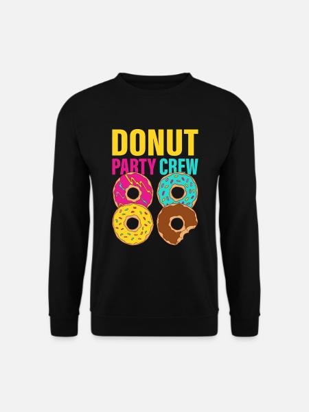 Équipe de beignets - Sweat-shirt Unisexe - noir
