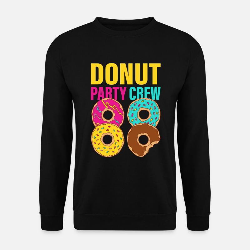 Donut Party Crew - Unisex Sweatshirt - black