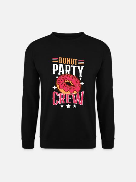 Équipe de beignets - Sweat-shirt Unisexe - noir
