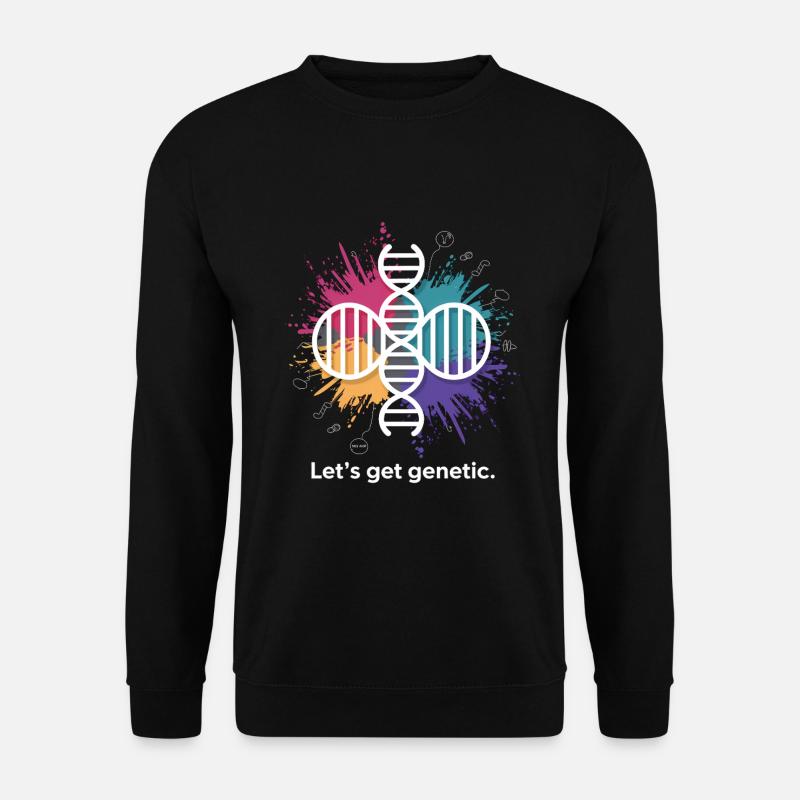 Genetik Wissenschaft Lustiger Spruch - Unisex Pullover - Schwarz