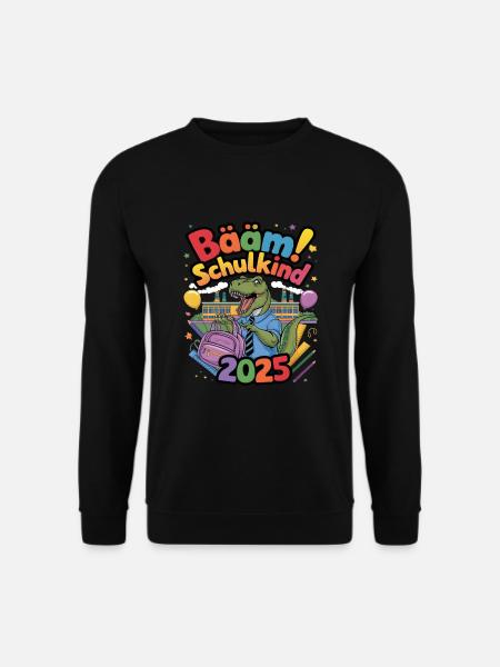 Schulkind 2025 Einschulung Schulanfang - Unisex Pullover - Schwarz