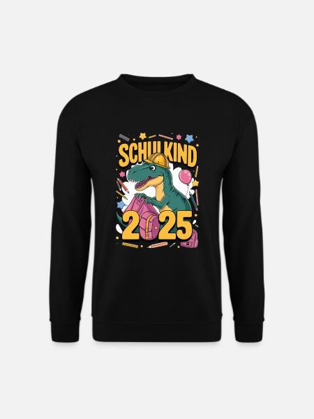 Schulkind 2025 Einschulung Schulanfang - Unisex Pullover - Schwarz