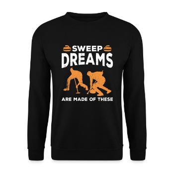 Curling Sport Curling - Sweat-shirt Unisexe - noir - Devant - Alina (178cm) & Michal (187cm)