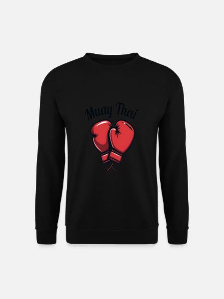 Funny Muay Thai Boxing Muay Thai - Unisex Pullover - Schwarz