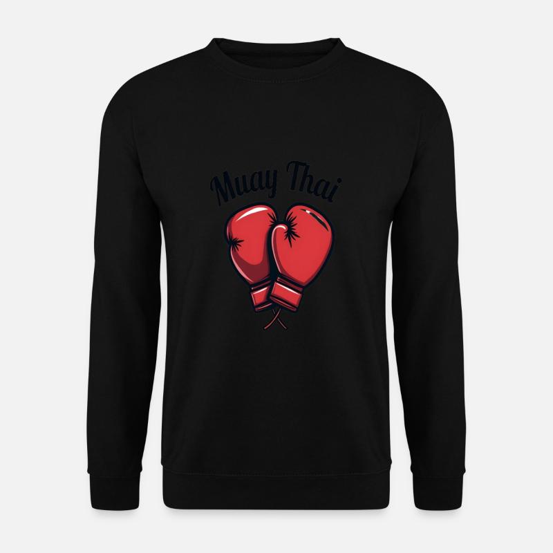 Funny Muay Thai Boxing Muay Thai - Unisex Pullover - Schwarz