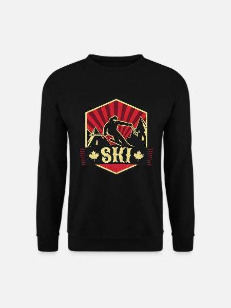 Ski Propaganda | Wintersport Winter Schnee Urlaub - Unisex Pullover - Schwarz