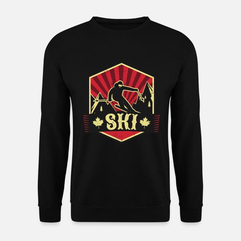 Ski Propaganda | Wintersport Winter Schnee Urlaub - Unisex Pullover - Schwarz