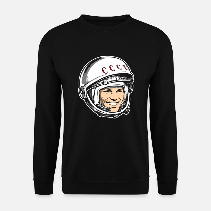 Juri Gagarin Astronaut Sowjetunion - Unisex Pullover - Schwarz
