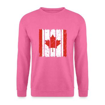 Flagge Kanada - Unisex Pullover - Pink - Vorne