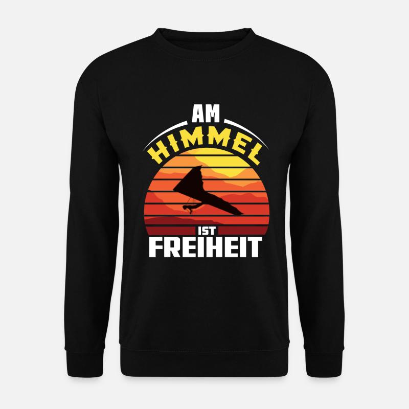 Drachenfliegen Drachenflieger Drachen - Unisex Pullover - Schwarz