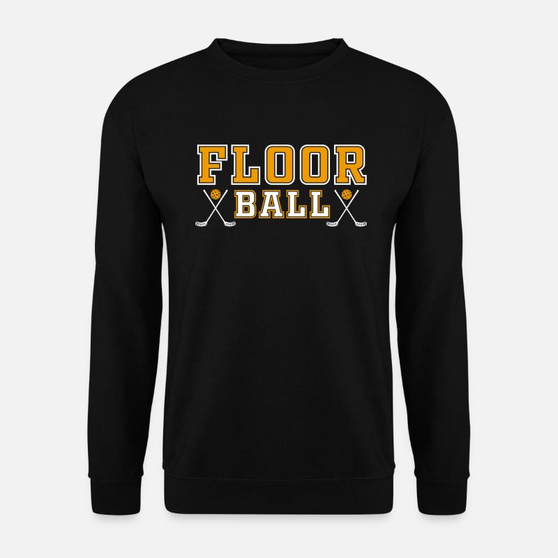 FLOORBALL Unihockey Floorballspieler - Unisex Pullover - Schwarz