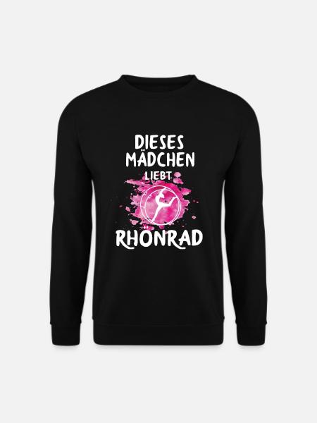Rhönrad Rhönradturnen Geschenk - Unisex Pullover - Schwarz