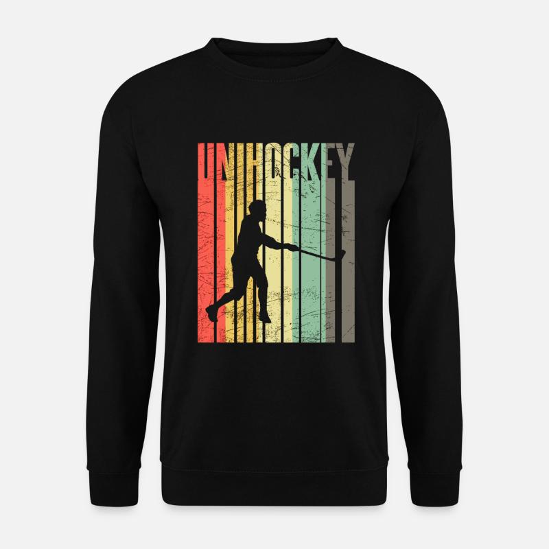 Unihockey - Unisex Pullover - Schwarz