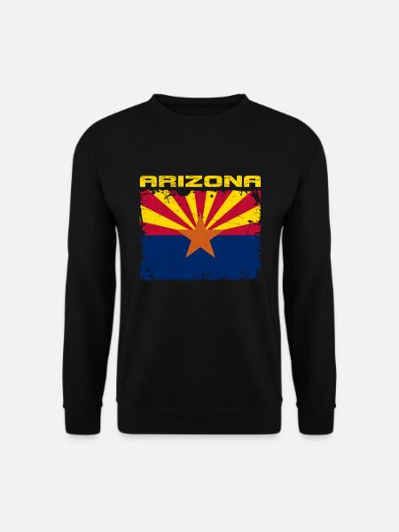 Arizona Flagge - Unisex Pullover - Schwarz