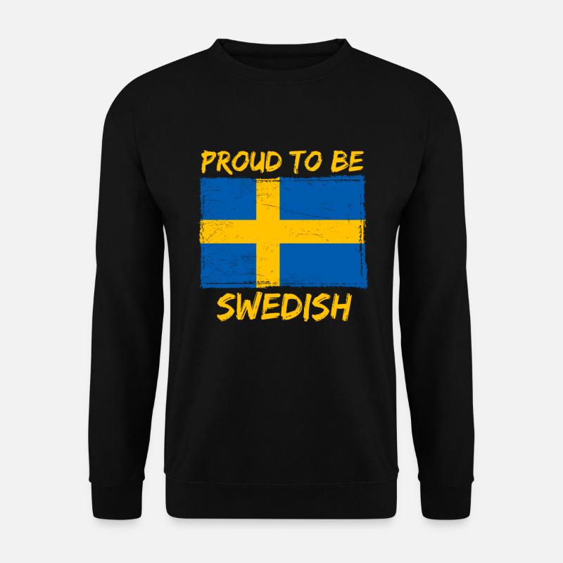 Proud to be Swedish - Unisex Sweatshirt - black