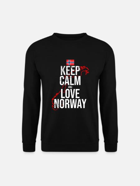 I love norway - Unisex Sweatshirt - black