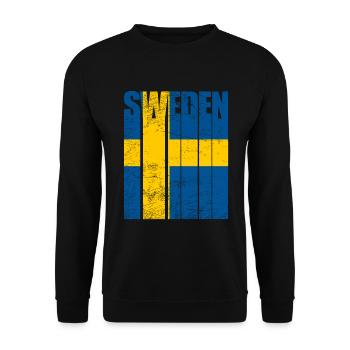Schweden - Unisex Pullover - Schwarz - Vorne - Alina (178cm) & Michal (187cm)