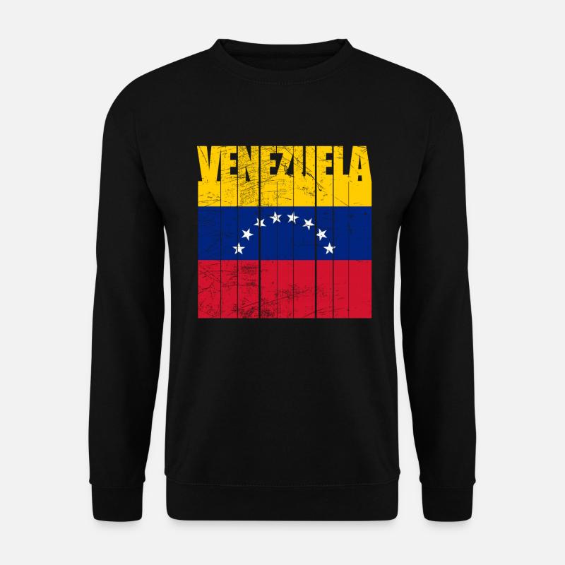 Venezuela Flagge - Unisex Pullover - Schwarz