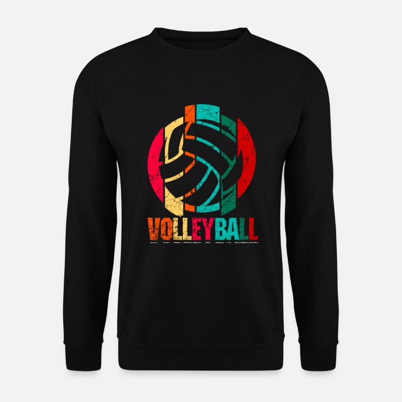 Volleyball - Unisex Pullover - Schwarz