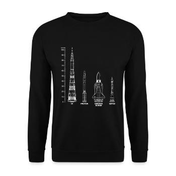 Missiles Soviet Union Russia - Unisex Sweatshirt - black - Front - Alina (178cm) & Michal (187cm)