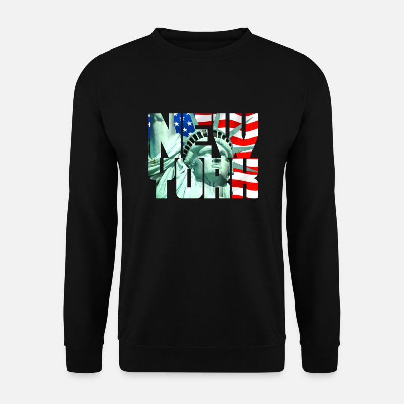 New York Freiheitsstatue - Unisex Pullover - Schwarz