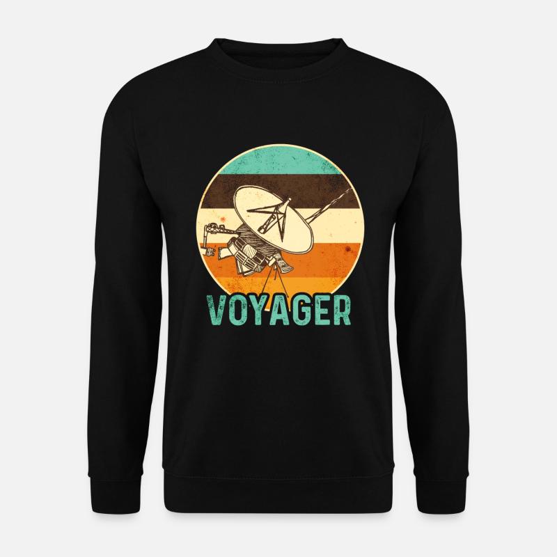 Sonde spatiale Voyager - Sweat-shirt Unisexe - noir