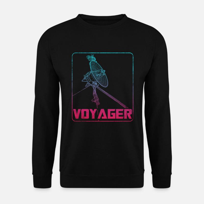 Voyager Weltraum Sonde - Unisex Pullover - Schwarz