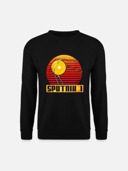 Sputnik 1 Satellit - Unisex Pullover - Schwarz