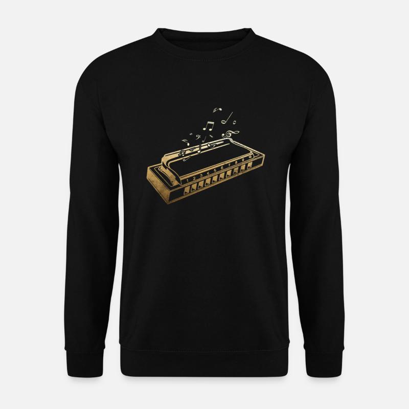 Harmonica - Sweat-shirt Unisexe - noir