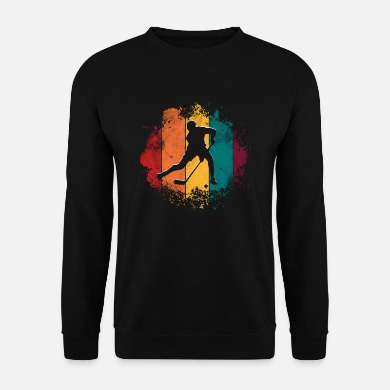 Unihockey - Unisex Pullover - Schwarz