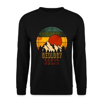 Geologie - Unisex Pullover - Schwarz - Vorne - Alina (178cm) & Michal (187cm)