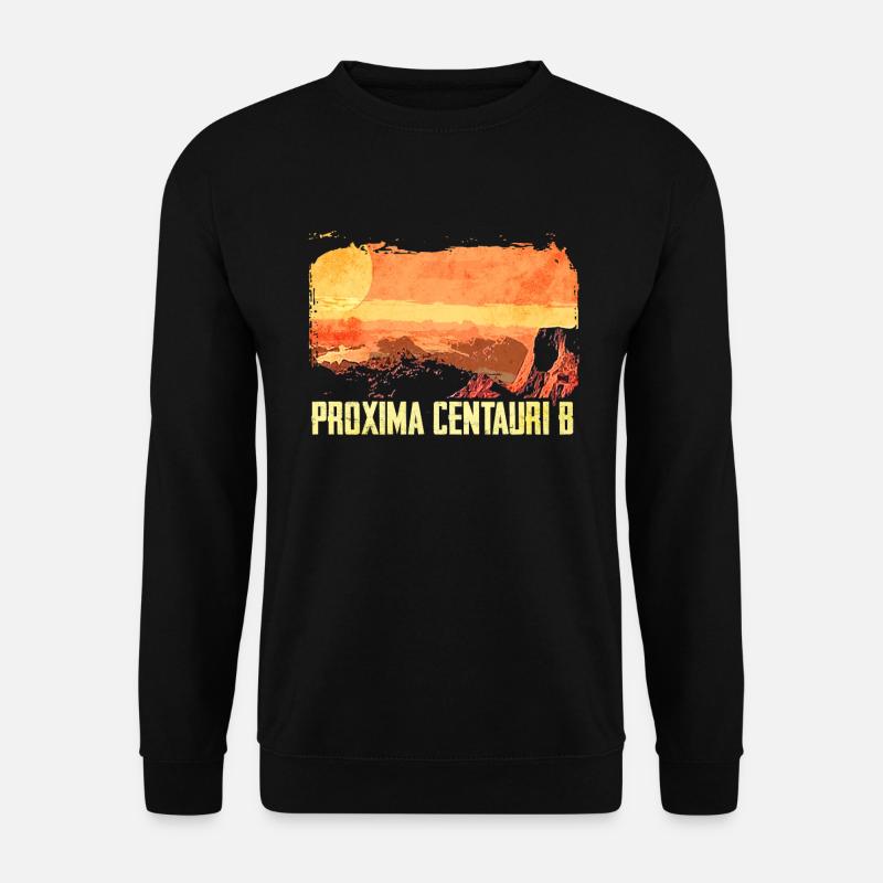 Exoplanète Proxima Centauri b - Sweat-shirt Unisexe - noir