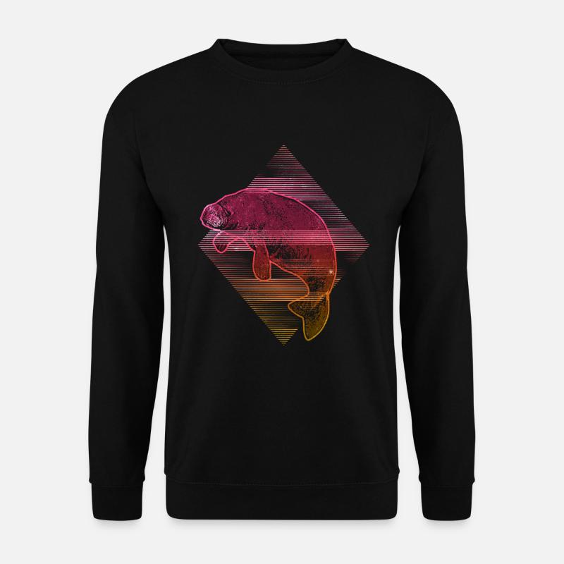 Manatee - Manatee - Unisex Sweatshirt - black