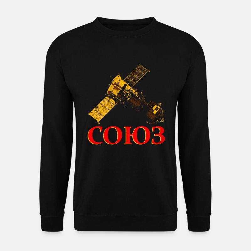 Soyuz spacecraft Soviet Union - Unisex Sweatshirt - black