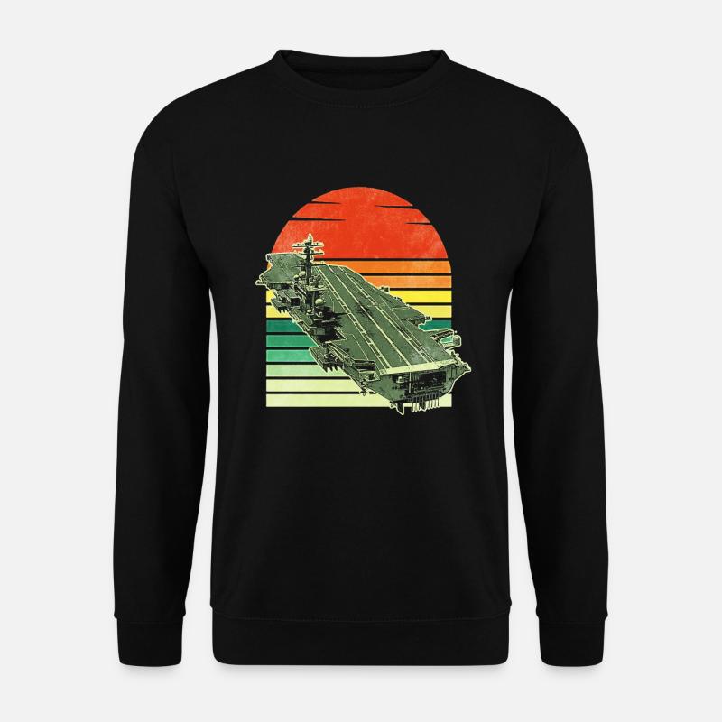 Aircraft carrier - Unisex Sweatshirt - black