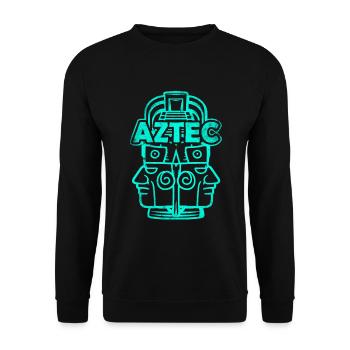 Aztecs - Unisex Sweatshirt - black - Front - Alina (178cm) & Michal (187cm)