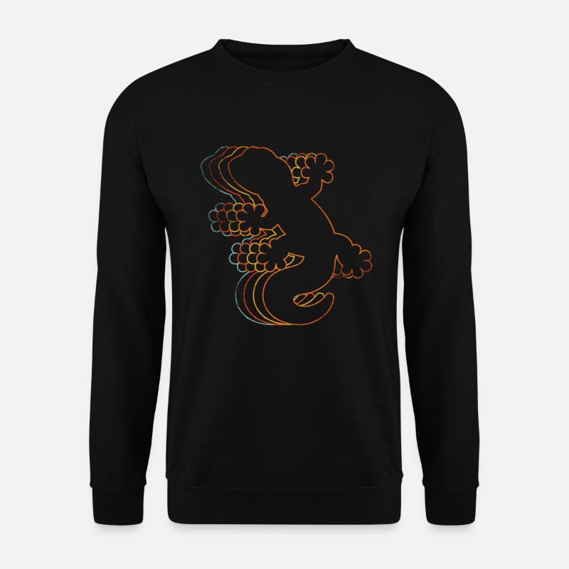 Gecko - Unisex Pullover - Schwarz